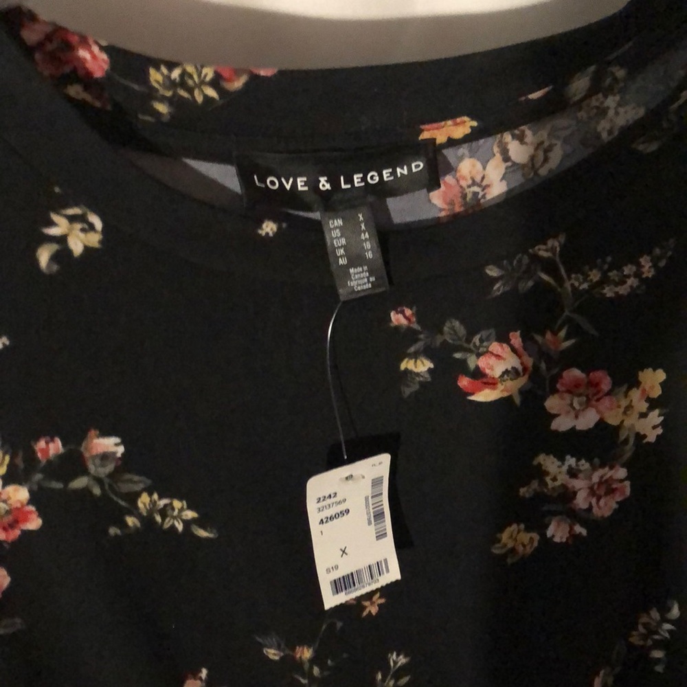 Love & Legend Floral PLUS SIZE Top